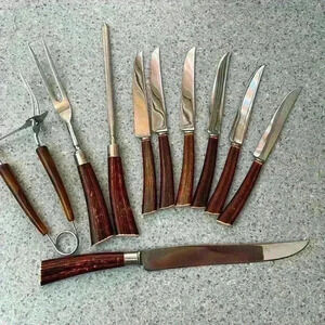 Westall Richardson Vintage Stainless steel Steak knives, see assorted total 10pc